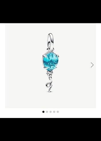 Pandora mavi balon charm 