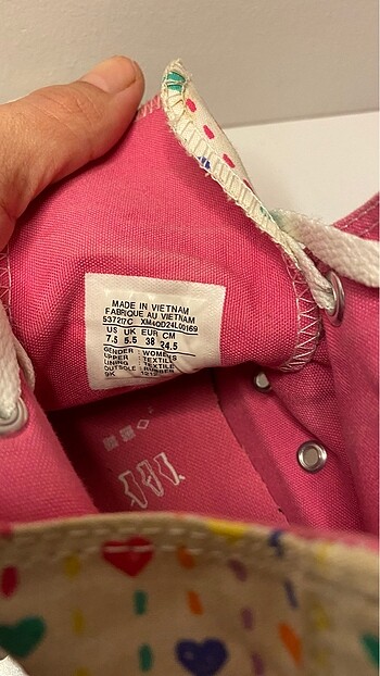38 Beden çeşitli Renk Converse