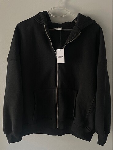 Addax oversize siyah hırka