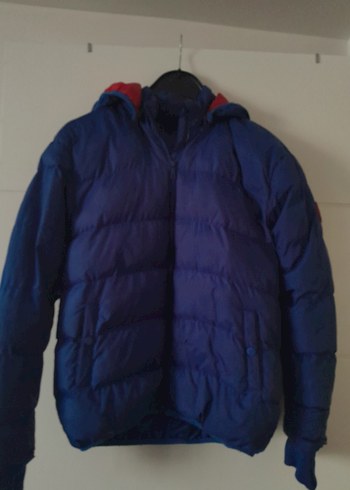 HUMMEL Erkek Çocuk Mavi Kapüşonlu Mont - Görsel 2