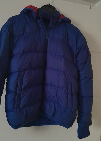 HUMMEL Erkek Çocuk Mavi Kapüşonlu Mont - Görsel 3