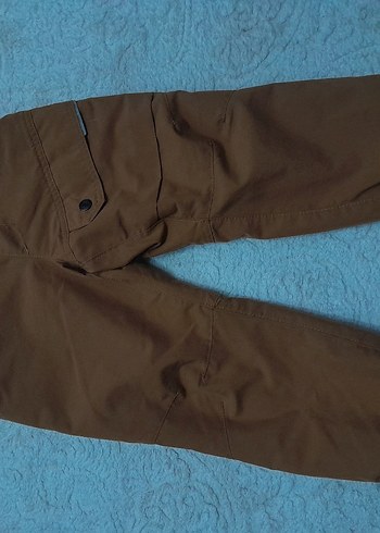 Düğmeli Kahverengi Erkek Çocuk  pantolonu - Görsel 3