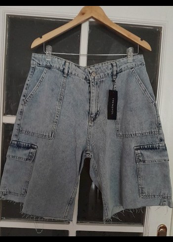 Gri Denim kadın trebdyol kadın şort