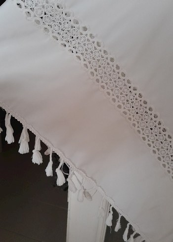 Pamuklu Bohem V Yaka Kolsuz  pareo - Görsel 6