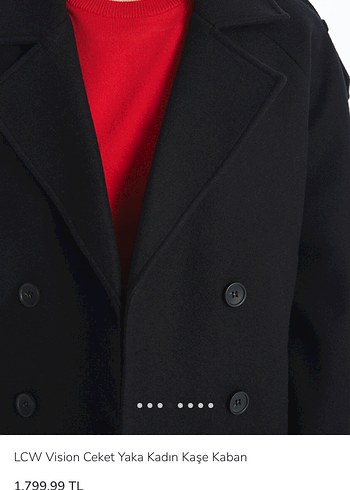 LCW KADIN SİYAH KAŞE KABAN KISA - Görsel 4