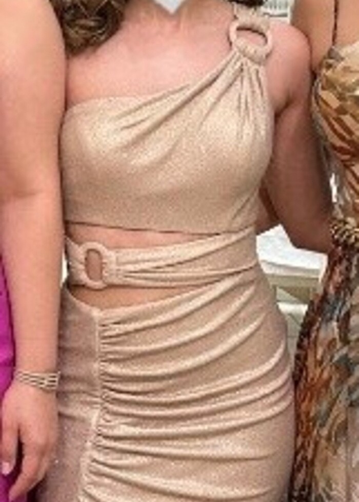 Simli elbise - Görsel 3