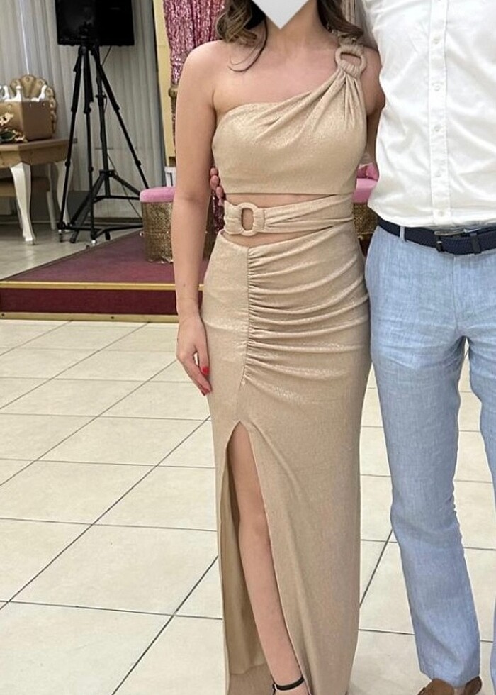 Simli elbise - Görsel 2