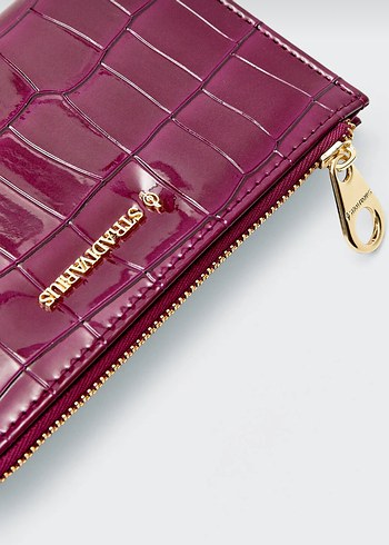 Stradivarius Bordo Cüzdan - Görsel 2