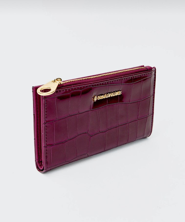 Stradivarius Bordo Cüzdan - Görsel 4