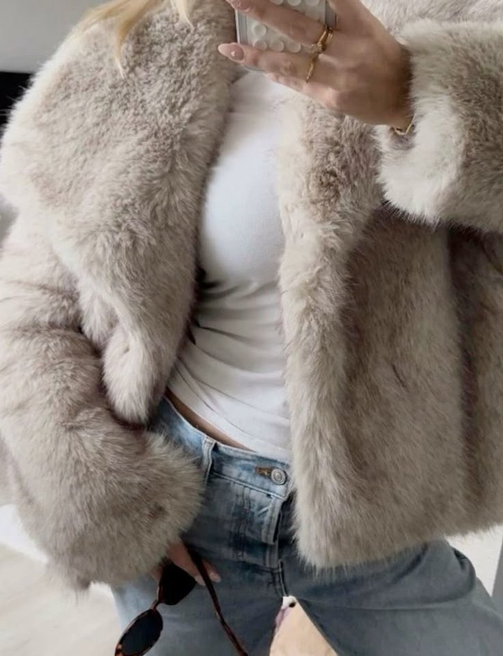 Bej Kürk ZARA muadili - Görsel 2