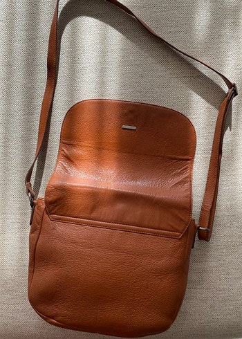 BEYMEN KAHVERENGİ DERİ POSTACI ÇANTASI - Görsel 3