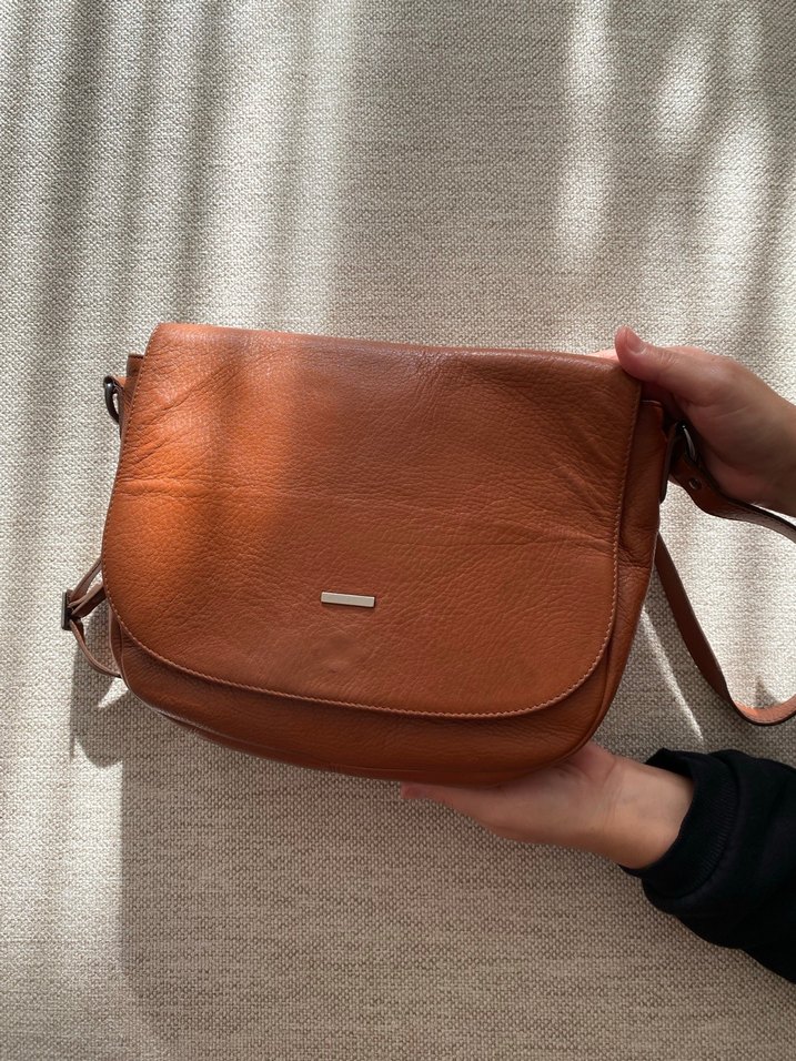 BEYMEN KAHVERENGİ DERİ POSTACI ÇANTASI - Görsel 5