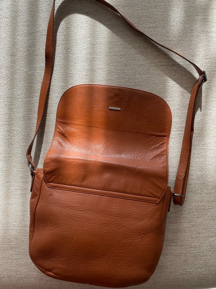 BEYMEN KAHVERENGİ DERİ POSTACI ÇANTASI - Görsel 3