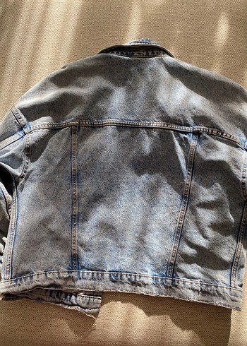 Bershka eskitme oversize kot ceket - Görsel 3