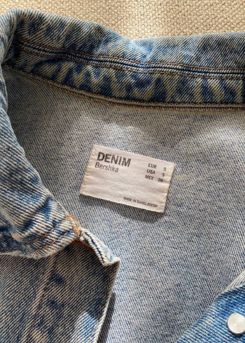 Bershka eskitme oversize kot ceket - Görsel 4