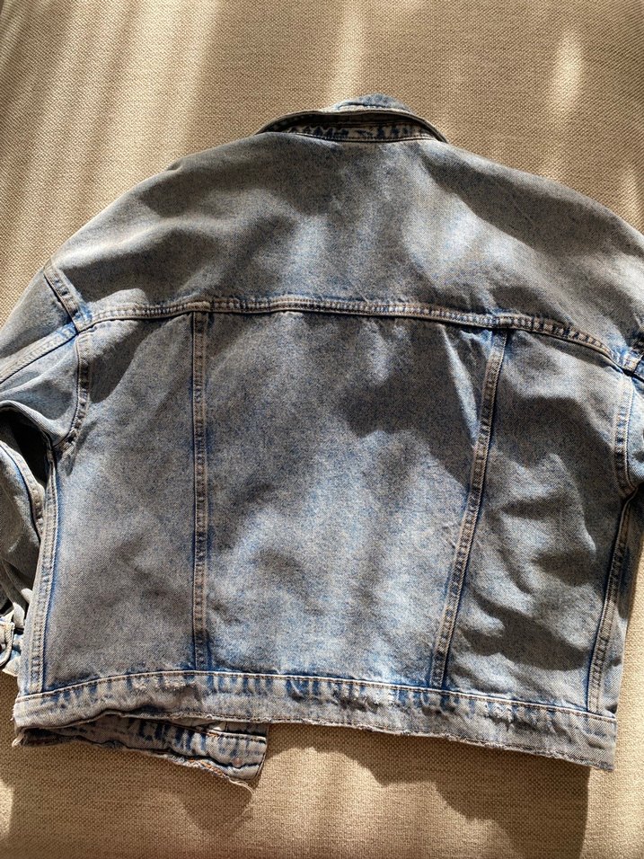 Bershka eskitme oversize kot ceket - Görsel 3