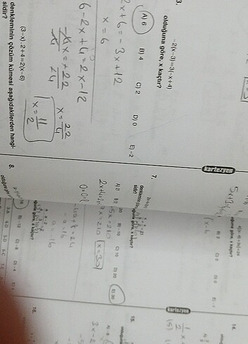 9.sınıf matematik soru bankası  - Görsel 8