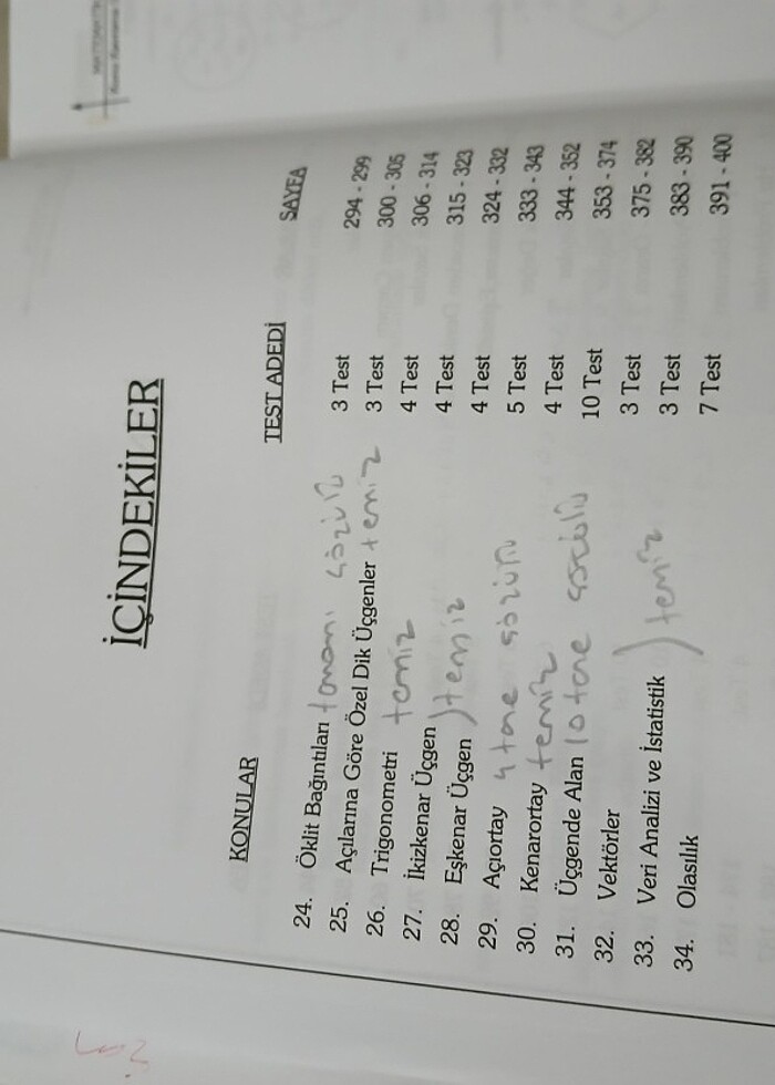 9.sınıf matematik soru bankası  - Görsel 3