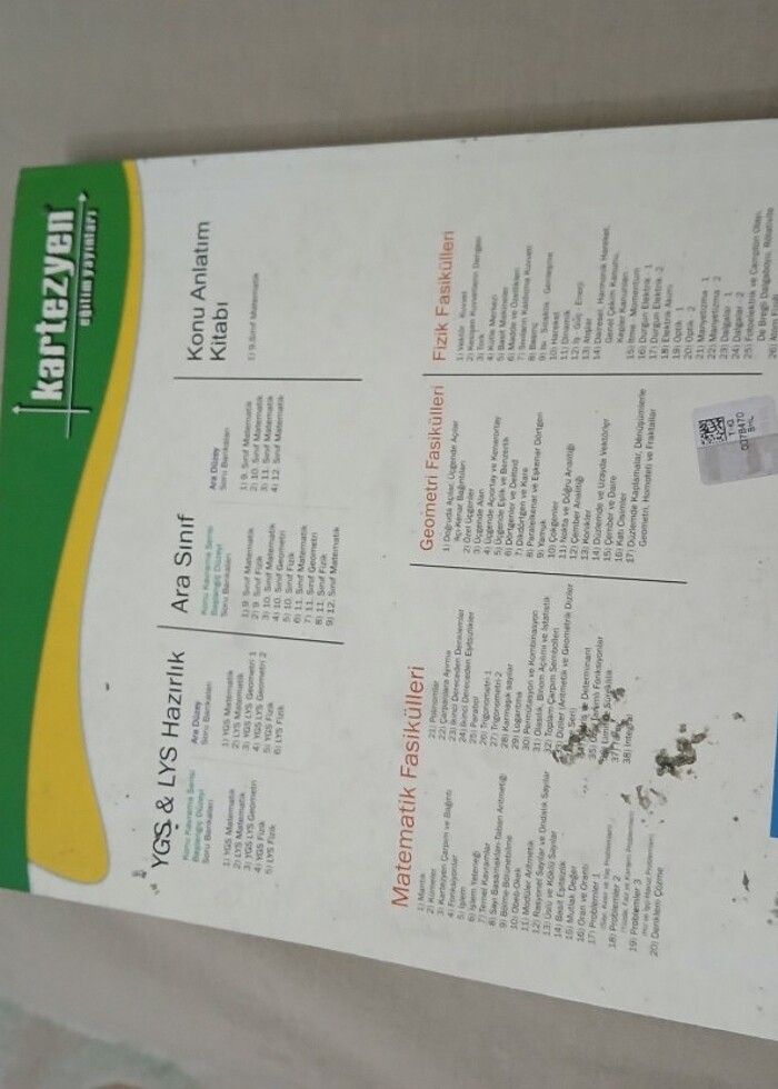 9.sınıf matematik soru bankası  - Görsel 4