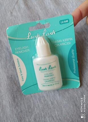 Lash lush takma kirpik çıkartma solüsyonu