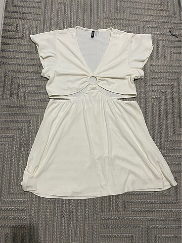 xl Beden beyaz Renk H&M elbise