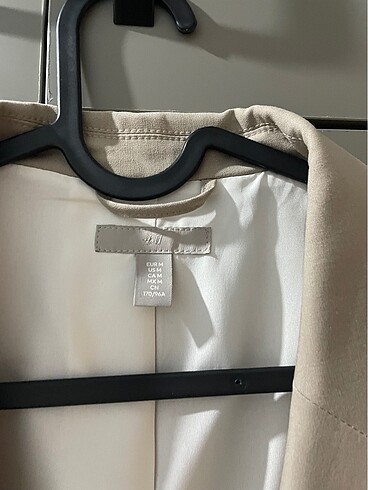 m Beden camel Renk H&M blazer