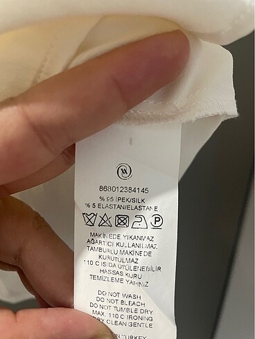 m Beden camel Renk Vakko ipek gömlek
