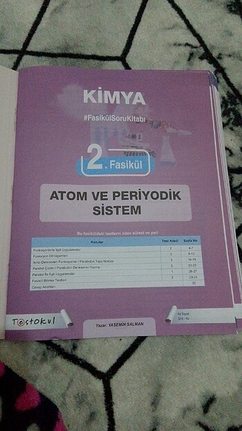  Tyt Kimya Soru kitabı
