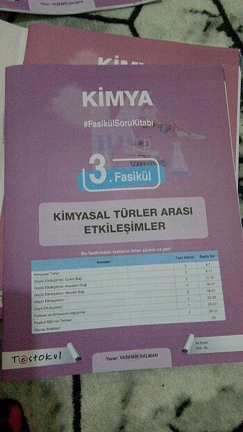  Beden Tyt Kimya Soru kitabı