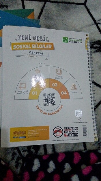  Beden Renk 6. Sınıf Sosyal bilgiler defteri