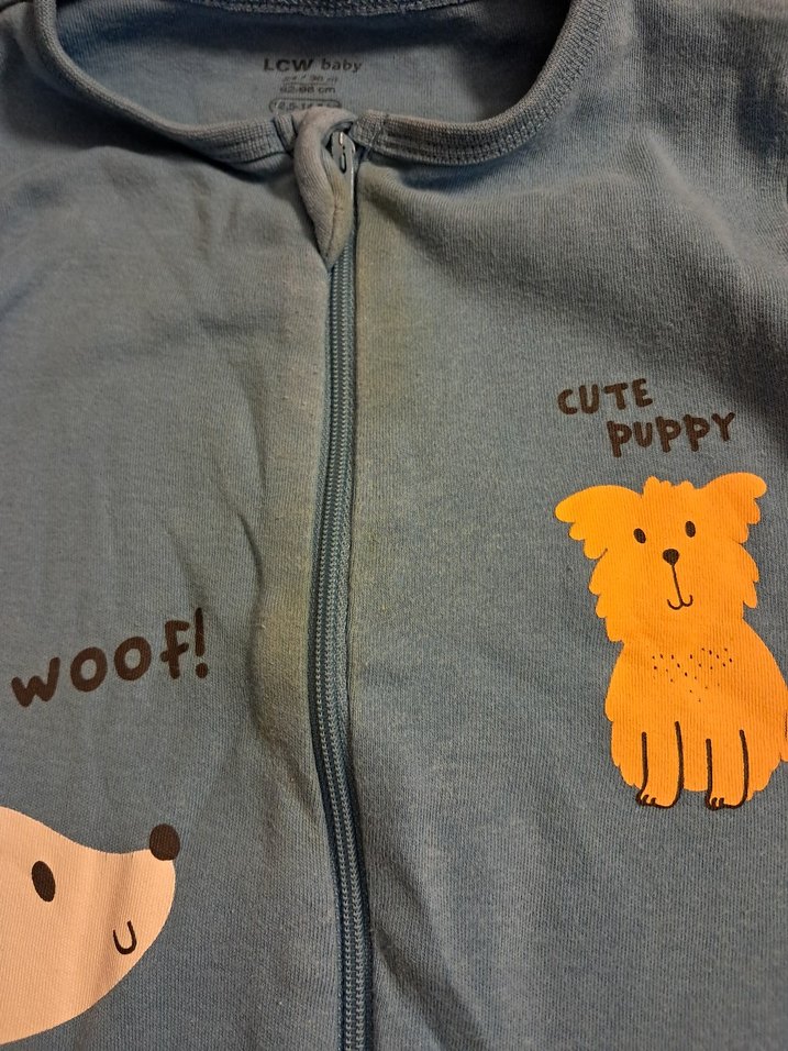 Uzun Kollu Fermuarlı Erkek Bebek Tulum - Görsel 3