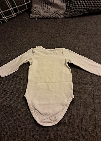 Bebek Uzun Kollu Beyaz Body - Görsel 3