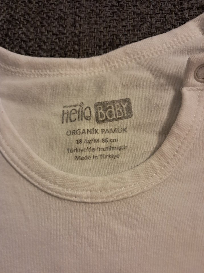 Bebek Uzun Kollu Beyaz Body - Görsel 2