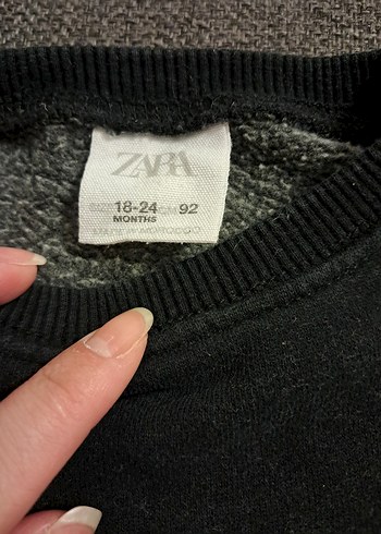 Siyah Erkek Çocuk Uzun Kollu Sweatshirt - Görsel 2