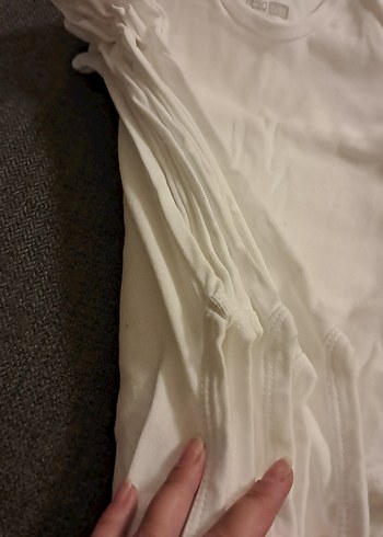 8 adet Beyaz Bebek Kısa Kollu Çıtçıtlı Body - Görsel 4