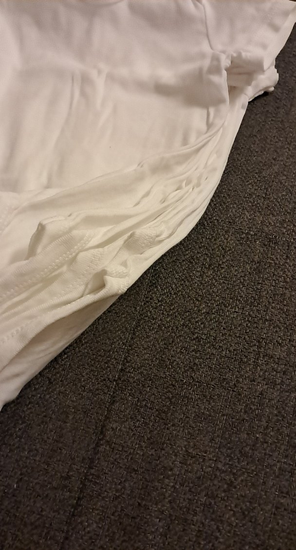 8 adet Beyaz Bebek Kısa Kollu Çıtçıtlı Body - Görsel 5