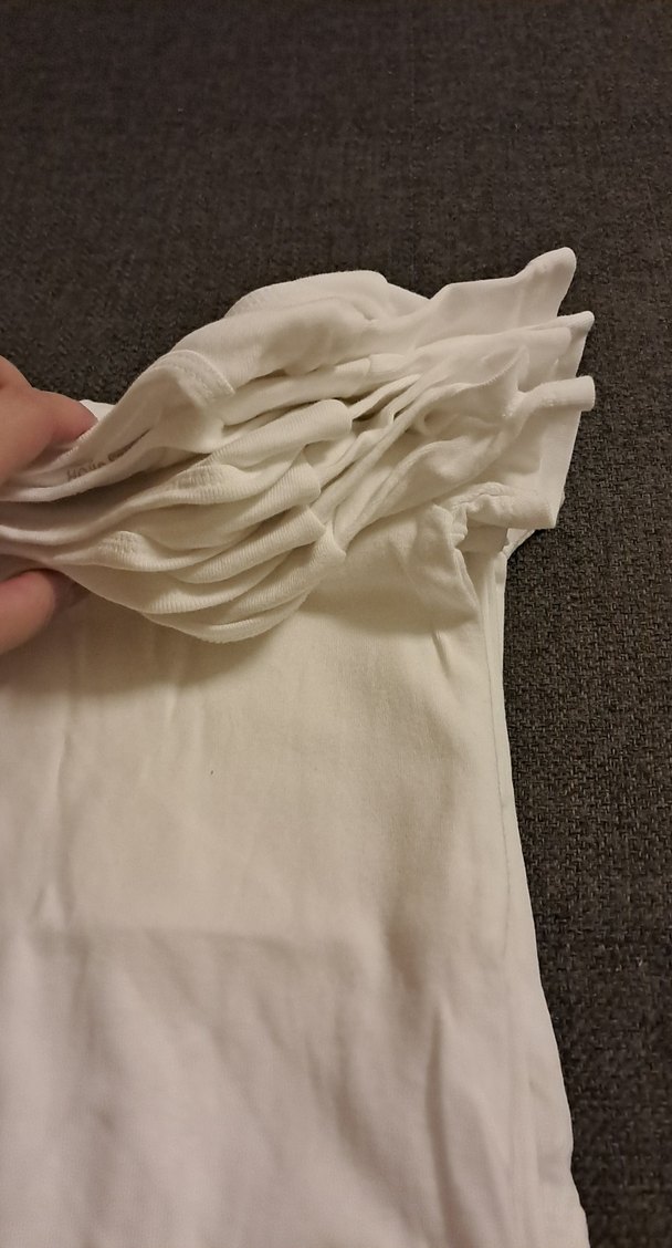 8 adet Beyaz Bebek Kısa Kollu Çıtçıtlı Body - Görsel 3