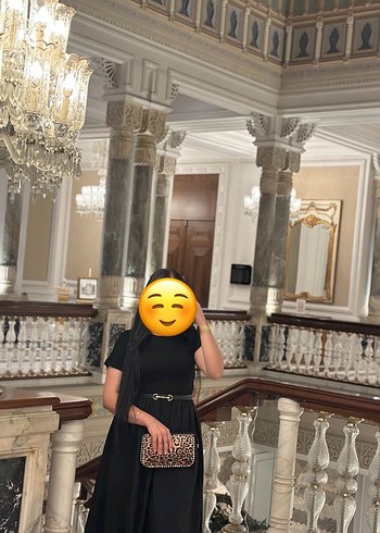 Kısa kollu yazlık şık elbise - Görsel 3