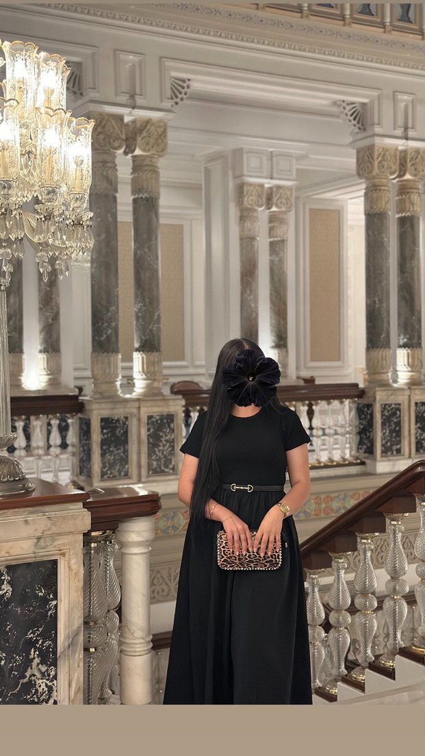 Kısa kollu yazlık şık elbise - Görsel 2