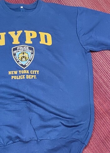 N.Y P.D. logo baskılı Sweatshirt