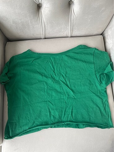 Diğer Yarım kollu oversize crop tişört