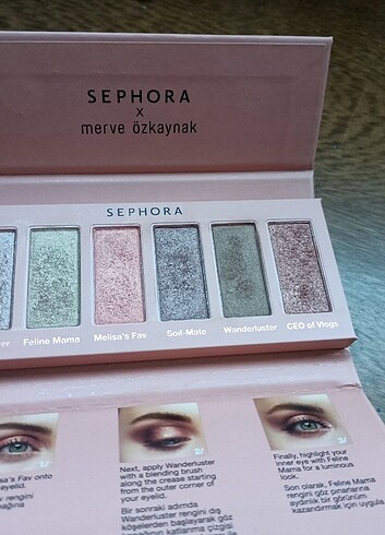 Sephora Sephora x Merve Özkaynak far paleti