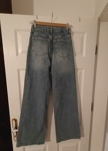 34 Beden mavi Renk Mavi H&M marka, wide leg jean