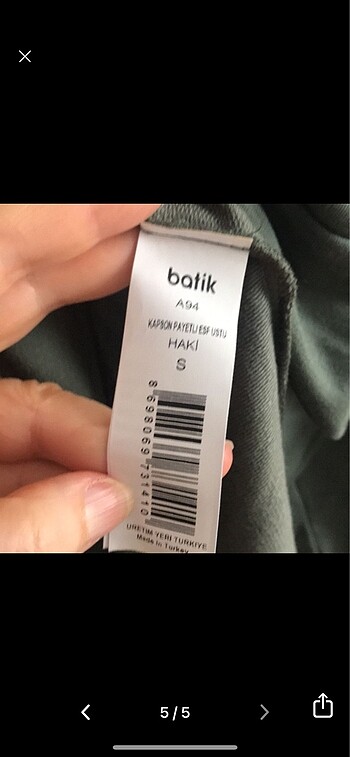 Batik Modal Kadın Eşofman/Hırka - Görsel 5