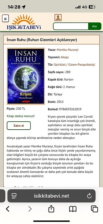  Beden Renk İnsan Ruhu/ Ruhun Gizemleri Açıklanıyor Kitabı