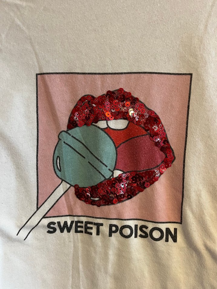 Pull&Bear Baskılı Kadın Tişört - Görsel 3