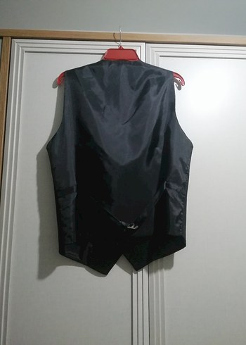 xl Beden Düğmeli Siyah Erkek Yelek