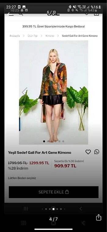 m Beden siyah Renk adl dali koleksiyon kimono