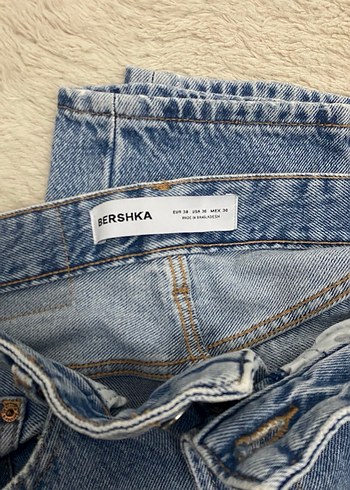 Bershka buz mavisi kot pantolon - Görsel 2
