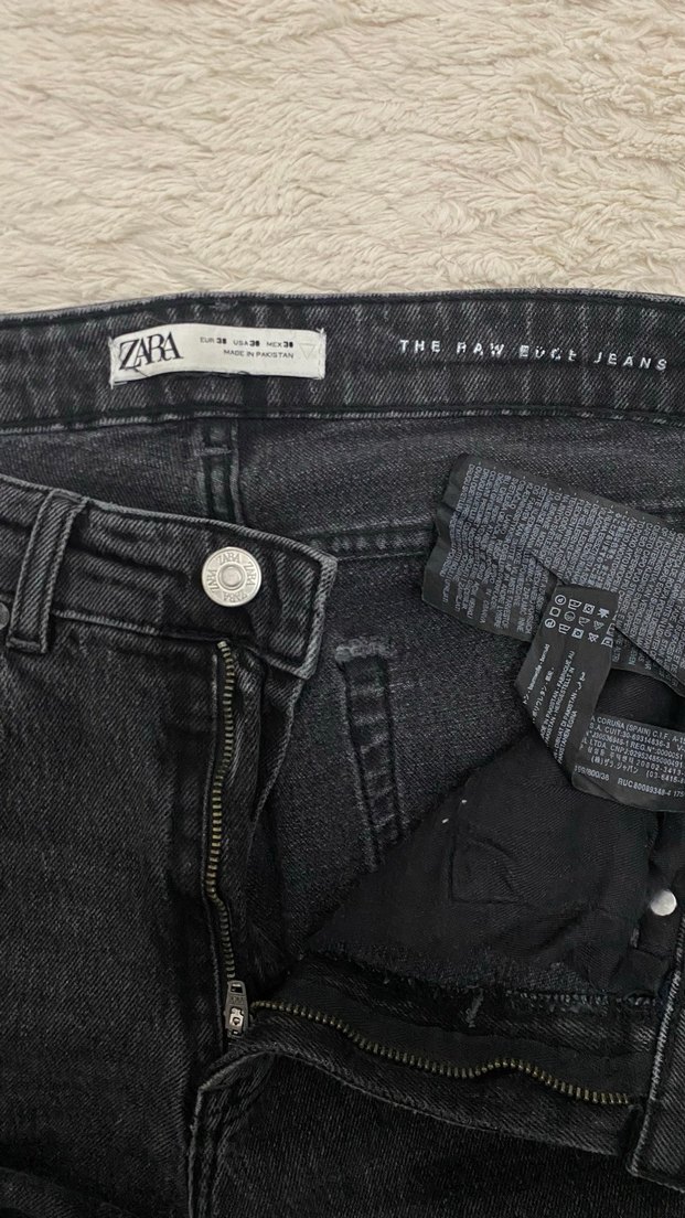 Siyah Zara dar kalıp pantolon - Görsel 3